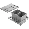 Image de Collecteur de déchets Hailo 3620801 Separato-K 600 Insert 2x 20 litres gris clair