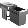 Image de Poubelle de cuisine encastrable Hailo à partir d'une largeur d'armoire de 40 cm 1x 28 L