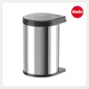 Image de Collecteur de déchets Hailo 3520001 Mono 20 litres inox poli noir