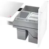 Image de Collecteur de déchets Hailo 3610631 CS Slide Euro-Cargo S 2x 13 + 30 litres