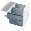 Image de Collecteur de déchets Hailo 3610621 CS Slide Euro-Cargo-S 2x 30 litres