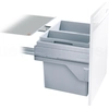Image de Hailo Collecteur de déchets 3610521 CS Slide Euro-Cargo-S 30 + 19 litres