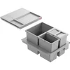 Image de Hailo Collecteur de déchets 3620461 Separato-K 450 Insert 2x 8 + 18 litres gris clair