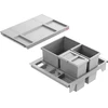Image de Hailo Collecteur de déchets 3620611 Separato-K 600 Insert 2x 8,5 + 18L Gris clair