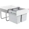 Image de Collecteur de déchets Hailo 3644701 TR Swing Raumspar-Tandem-S 18 + 12 litres