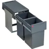 Image de HAILO 3666-10 Trieur de déchets 30 (2x15) litres TANDEM à partir d'une largeur d'armoire de 30 cm