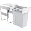 Image de Hailo 3668401 - AS Easy Cargo - Collecteur de déchets de 42 litres, poubelle