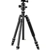 Image de Trépied Photo et Vidéo Cullmann NANDO 560MC RB8.5 Noir-Argent, Carbone - Léger, Compact, Hauteur 162cm, Supporte 4kg - Neuf