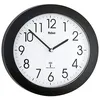 Image de Horloge Murale Mebus 52450 Radiopiloté(e) 26 Cm X 26 Cm X 26 Cm X 4.5 Cm Noir W121503
