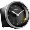 Image de Braun BC07 - Réveil - rond - quartz - bureau - Silver/Black