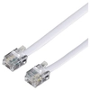 Image de Hama Modular male plug (US6p4c) - modular male plug (US6p4c), white 10 m Blanc - Neuf