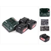 Image de Metabo Basis Set 18V - 3x Batteries 5,2Ah + Chargeur ASC 145 ( 685048000 )