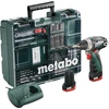 Image de Metabo PowerMaxx BS Basic Set - Perceuses/visseuses - sans fil - Clé de mandrin 10 mm - 34 N-m - 2 Batteries