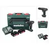 Image de Perceuse-visseuse À Percussion Sans Fil 18v   2 Batteries 2.0ah   Couple Max 48nm   Pour Maçonnerie Et Bois Tendre   Avec Lampe Intégrée Et Metabox