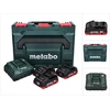 Image de Pack énergie 18V - METABO - avec 3 Batteries 4,0 Ah LiHD - Chargeur ASC 55 - coffret MetaBox - 685133000