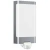 Image de Steinel LED Lampe d'extérieur L 240 S acier inoxydable, lampe murale LED 9.3 W, blanc chaud, détecteur de mouvement 180°, portée 10 m, 8.1 x 16.5 x 30.5 cm 010461