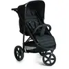 Image de hauck Poussette Citadine Trois Roues Rapid 3 / Jusqu'à 25 kg / Pliable compacte / Hauteur Réglable / Position Couchée dès la Naissance / Grandes Roues / Panier Achats / Noir en occasion ou reconditionné
