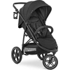 Image de HAUCK Rapid 3R Black 14854 Noir poussette à trois roues - Haute capacité de charge jusqu'à 25 kg pour 1 personne