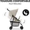 Image de HAUCK - Poussette - SPORT - Pliable et inclinable - Pare-soleil - 4 roues - Bleu