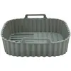 Image de Fackelmann 42692, panier carré en silicone, moule pour friteuse à air chaud, moule pour