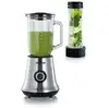 Image de SEVERIN SM3737 Blender classique avec extracteur de nutriments Mix+Go - Inox - Neuf
