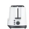 Image de Severin At 2234 Double Toaster À Fente Large Avec Grille Spéciale Viennoisieries Blanc, Gris