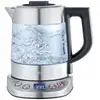 Image de BOUILLOIRE VERRE 1L 3000W TH° 400 A 100°C INOX NOIR SEVERIN - 3473 - Neuf