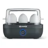 Image de SEVERIN Cuit-oeufs sans BPA 420 W, Appareil de cuisson pour 1 à 6 oeufs, Doseur d'Eau Gradué et Perce- ufs Inclus, Cuiseur à oeufs avec réglage électronique du temps de cuisson, noir, EK 3165 en occasion ou reconditionné