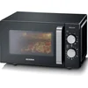 Image de Severin MW 7762 micro-onde Noir, Acier inoxydable Micro-ondes grill Comptoir 20 L 800 W