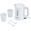 Image de Bouilloire électrique sans fil Severin WK3462 0,5 L 1100 W Blanc protection anti-surchauffe 115/230 V - Neuf