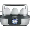 Image de Cuiseur à oeufs Severin 6 oeufs acier inoxydable et noir - Neuf
