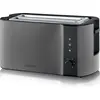 Image de SEVERIN AT 9341 Langschlitztoaster 4 Scheiben 1400W dark inox 304120 4008146047534