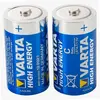 Image de Lot de 2 piles Alcaline C, LR14 Varta High Energy