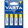 Image de Lot de 4 piles Varta Energy AA (LR06)