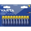 Image de Varta Longlife Power Pile alcaline au manganèse LR6/AA Mignon 1,5 V (blister de 10)