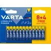 Image de Lot de 12 piles alcalines Varta, format LR03 (AAA), blister