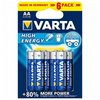 Image de LR06 AA VARTA Pile alcaline HIGH ENERGY (Blister 6 pcs.)