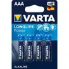 Image de Varta - Lr03/aaa Long Life Power Alcaline - Blister De 4