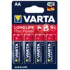 Image de Varta 04706101404 Piles LONGLIFE Max Power - Mignon/LR6/AA, 1,5 V