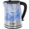Image de Bouilloire électrique Russell Hobbs Purity 22850-70 1 L 2200 W Verre et acier inoxydable Multicouleur - Neuf