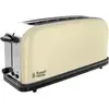 Image de Grille-pain long Russell Hobbs Colours Plus 21395-56 2 tranches crème extra-long 6 niveaux décongélation réchauffage - Neuf