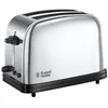 Image de Russell Hobbs 23310 56 Toaster Grille Pain 1670w Chester 2 Fentes Chauffe Viennoiserie Rapide - Inox