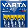 Image de Piles Alcalines Lr03 - Aaa - 1,5v - Longlife Power - Blister De 6 - 4903/6 - Varta