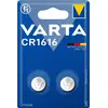 Image de VARTA Knopfzelle Electronics Lithium CR1616 3V 1Bli=2Stk 6616101402