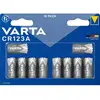 Image de Lithium Cylindr. Cr123a Bli10 Pile Photo Cr-123a Lithium 1430 Mah 3 V 10 Pc(s) - Varta