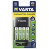 Image de VARTA Quattro Chargeur USB + 4 AA 2100 mAh R2U