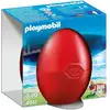 Image de PLAYMOBIL - 4947 - oeuf de Paques - Joueur de football avec cage au but - Neuf