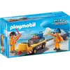 Image de PLAYMOBIL 5396 Tracteur d'avion avec contrôleur aérien