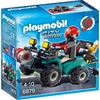 Image de PLAYMOBIL 6879 - Quad des malfrats avec treuil