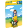 Image de PLAYMOBIL 6977 1.2.3 - Frau mit Hund
